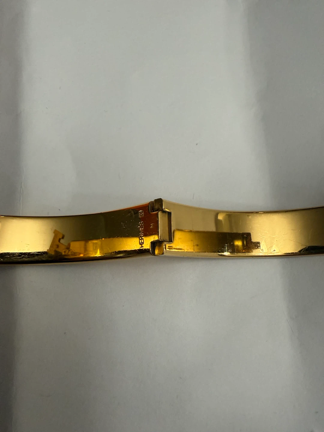 Hermès clic clac Bracelet Gold Black - photo 5