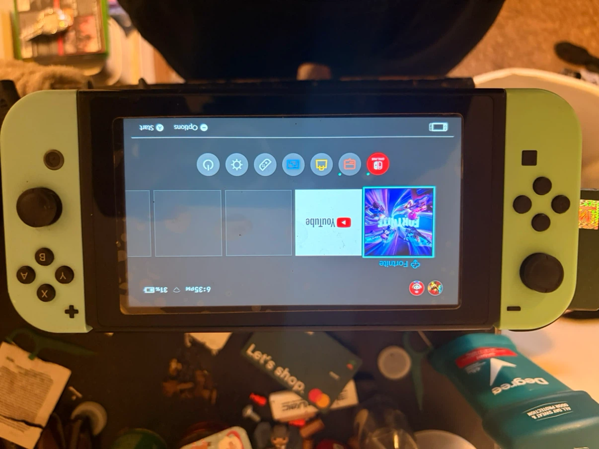 Nintendo Switch - Light Blue/Neon Red - photo 5
