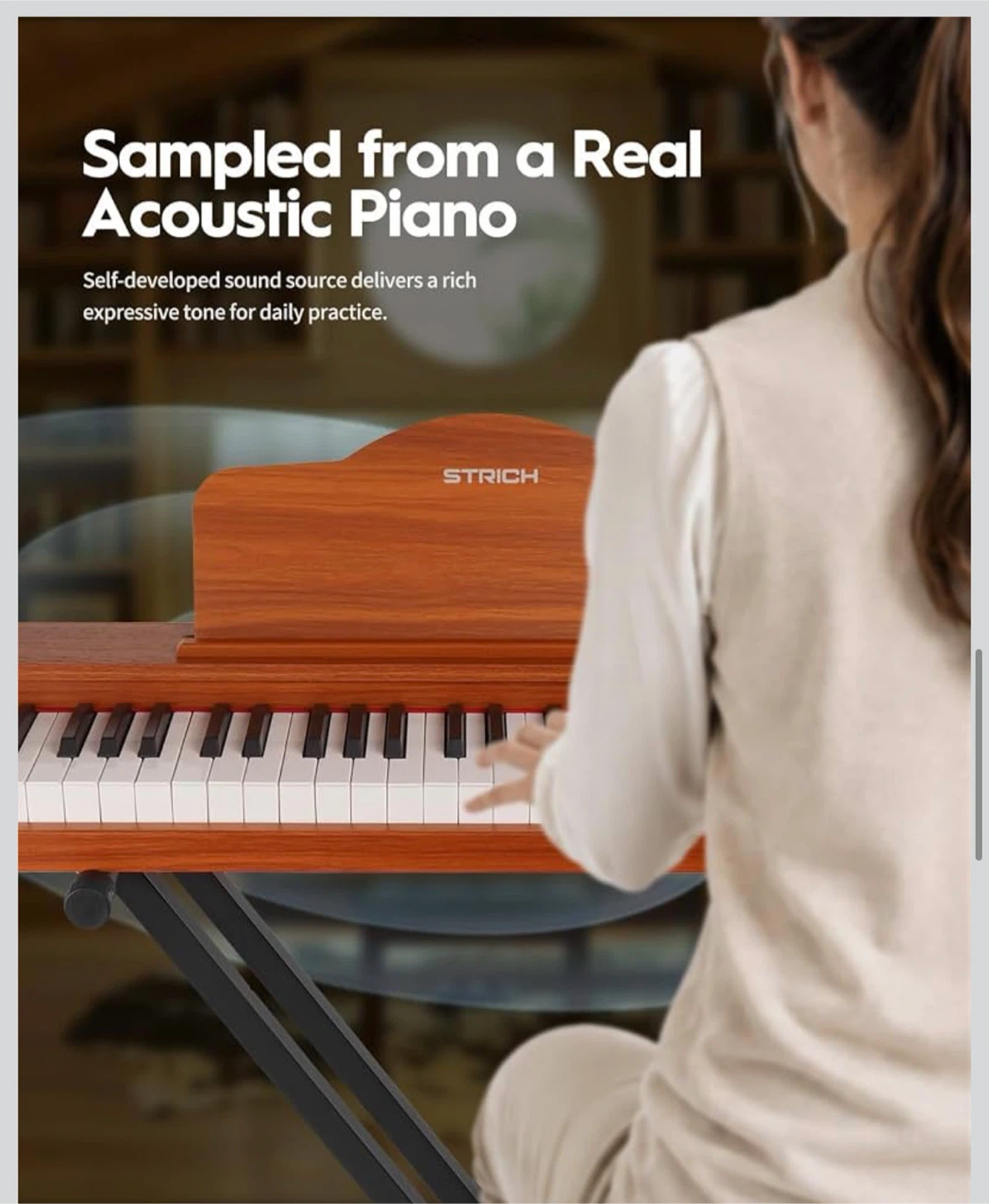 STRICH 88 Key Digital Piano Set with Stand and Bench - photo 4