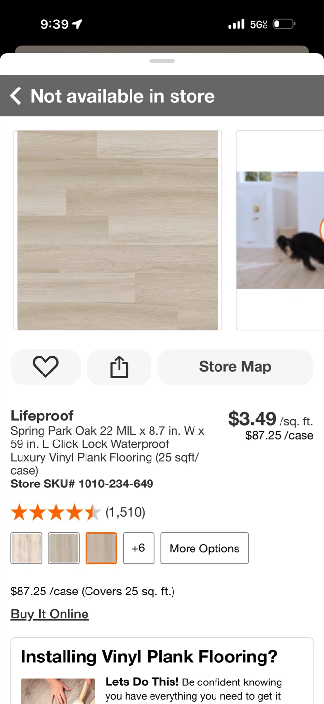 Lifeproof Spring Park Oak XL Luxury Vinyl Plank Flooring - photo 2