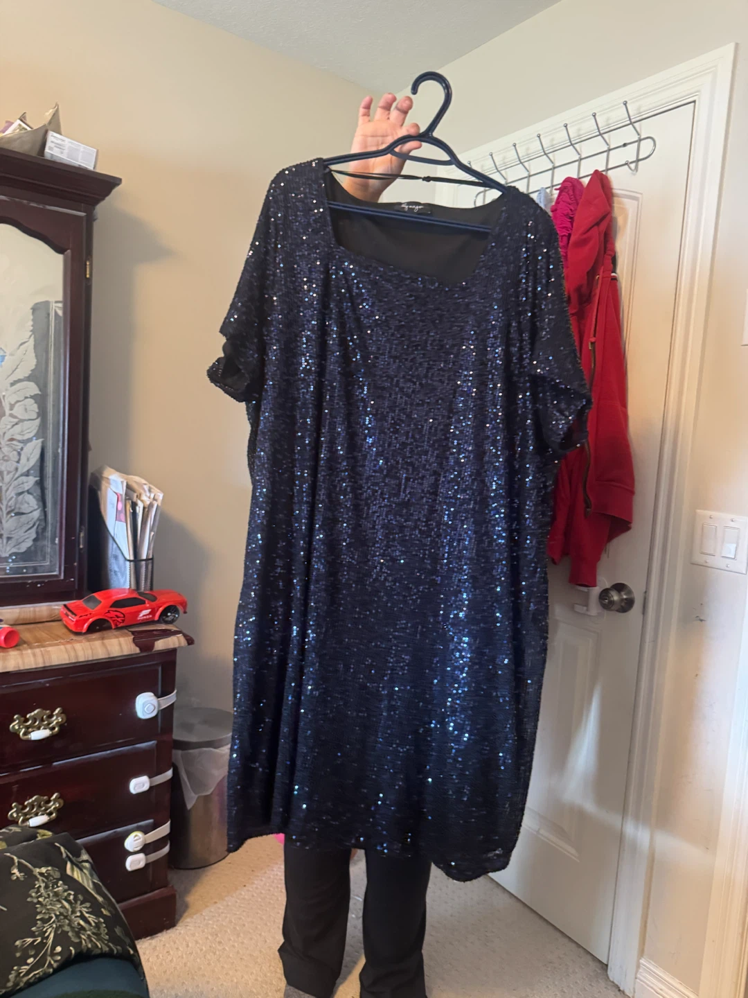 Navy Sequin Dress - photo 2