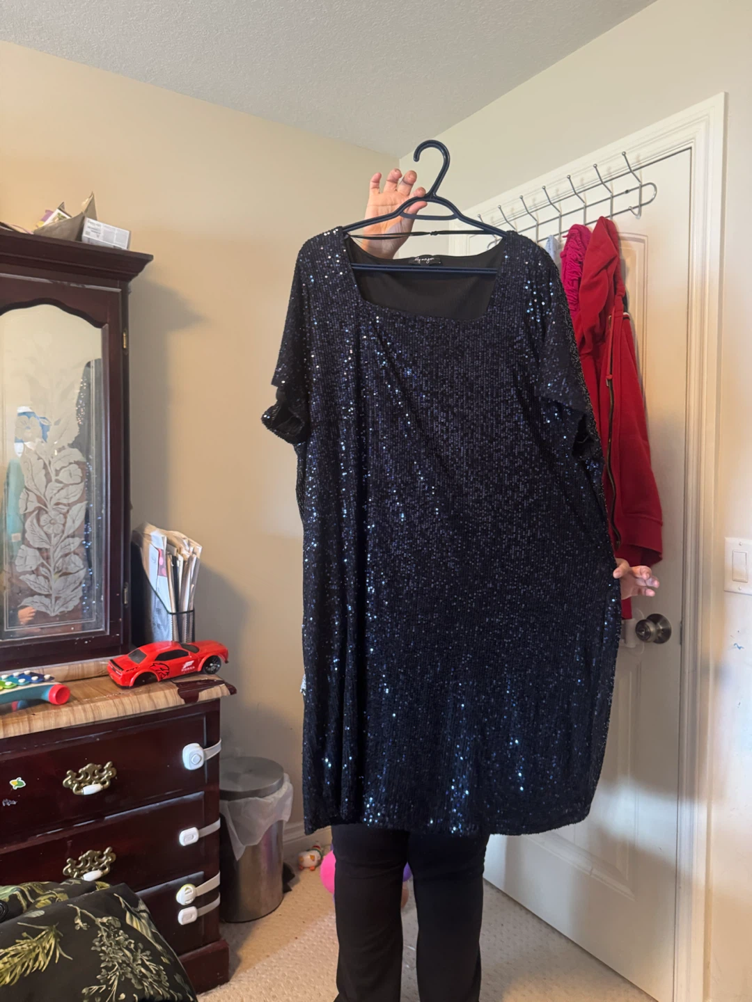 Navy Sequin Dress - photo 3