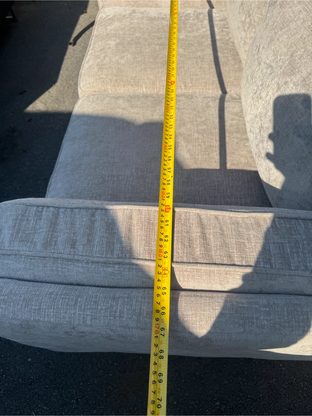 Stractube Light Grey Loveseat Sofa - photo 5