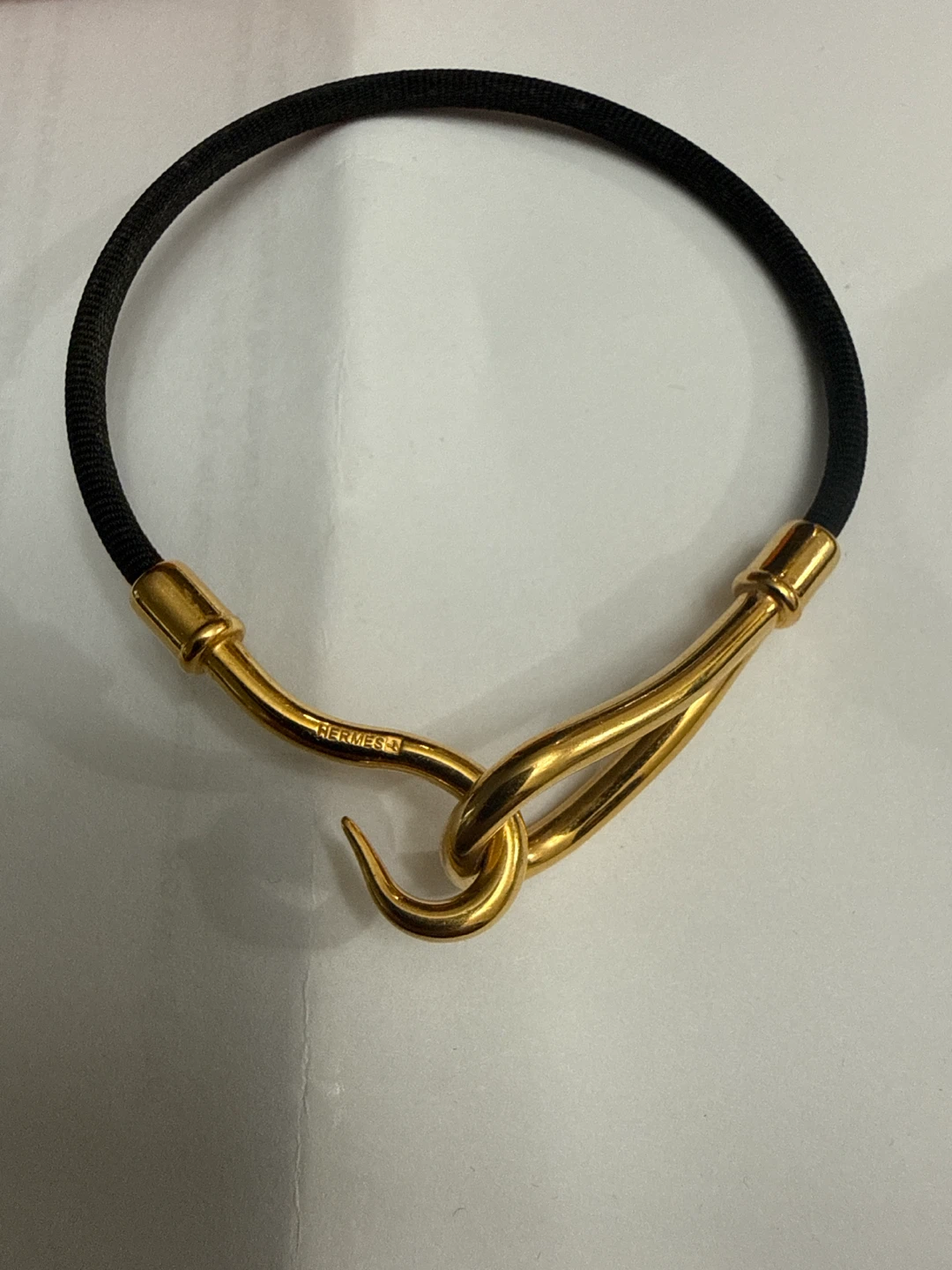 Hermès Jumbo Bracelet black gold