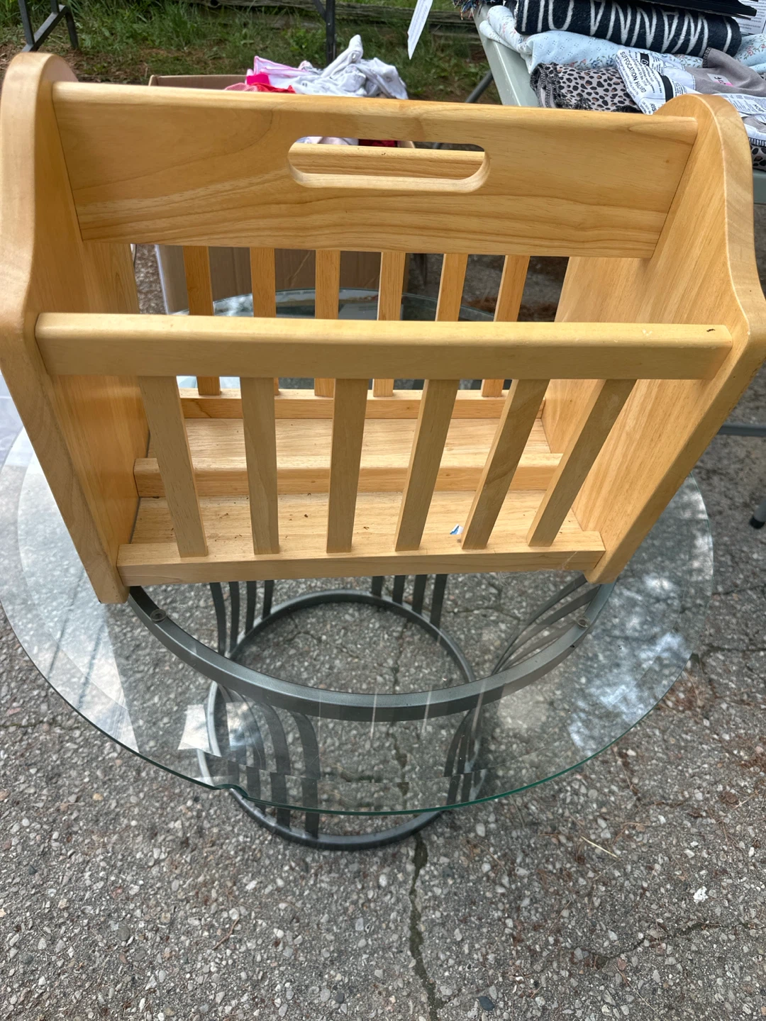 Wooden Magazine Rack - photo 2