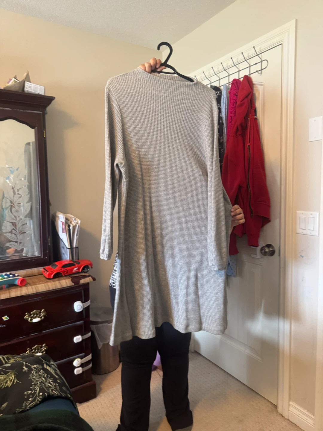 Grey Long Sleeve Tunic