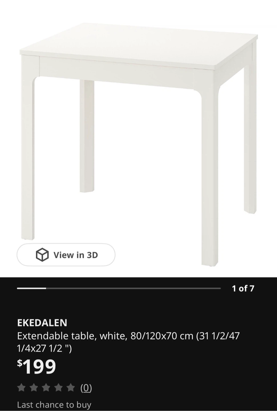 IKEA EKEDALEN Extendable Table and LISABO Chairs Dining Set - photo 3