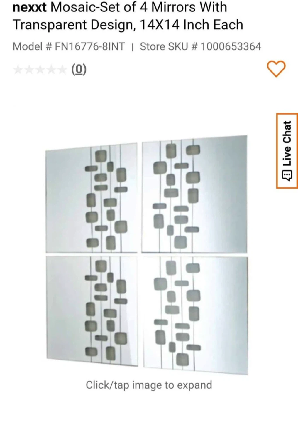Mirror with wall art design - photo 3