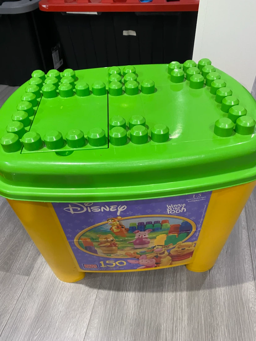 Building Block Storage Bin with Lid - photo 3