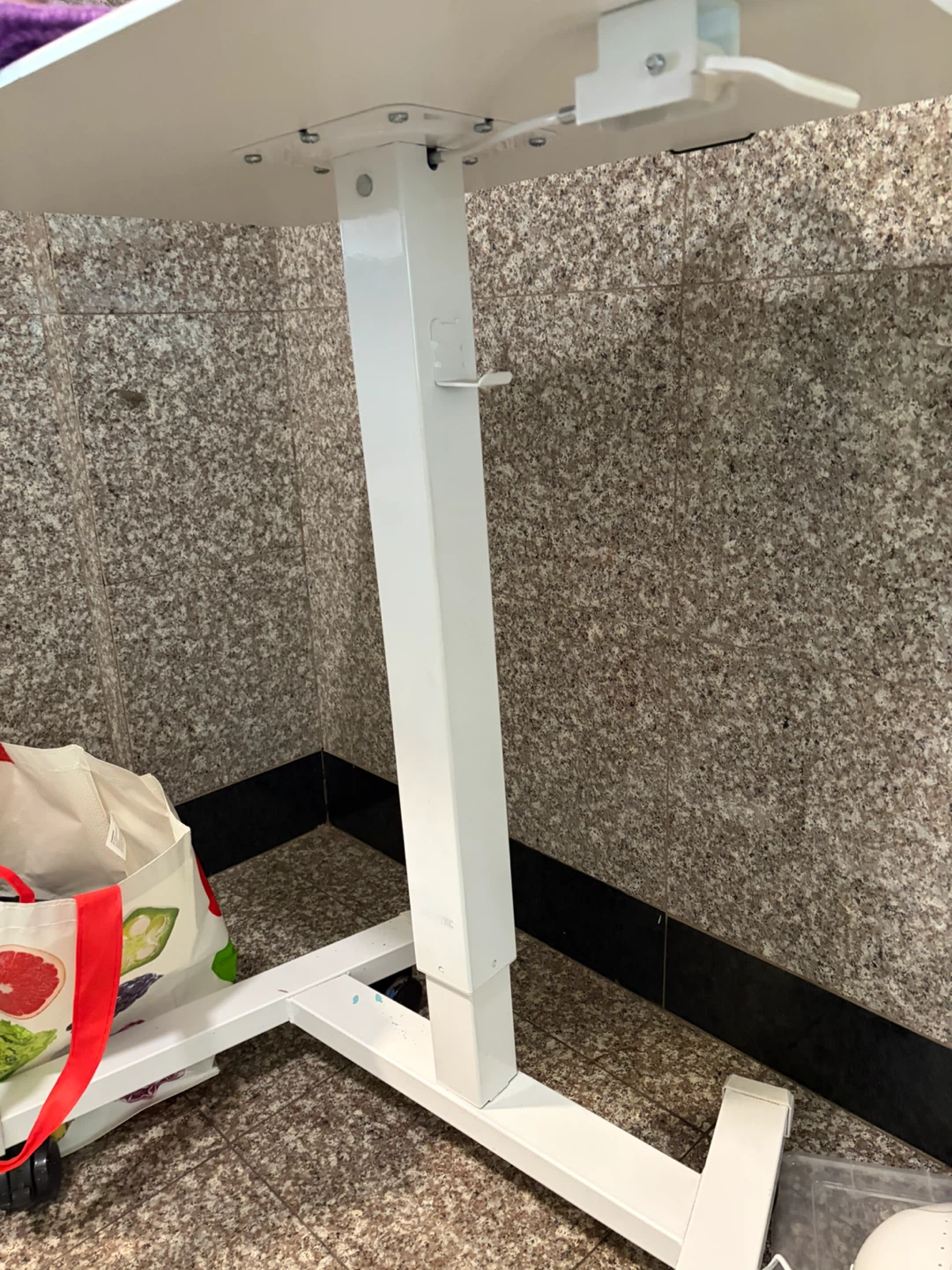 White Adjustable Standing Desk- must go today - photo 4