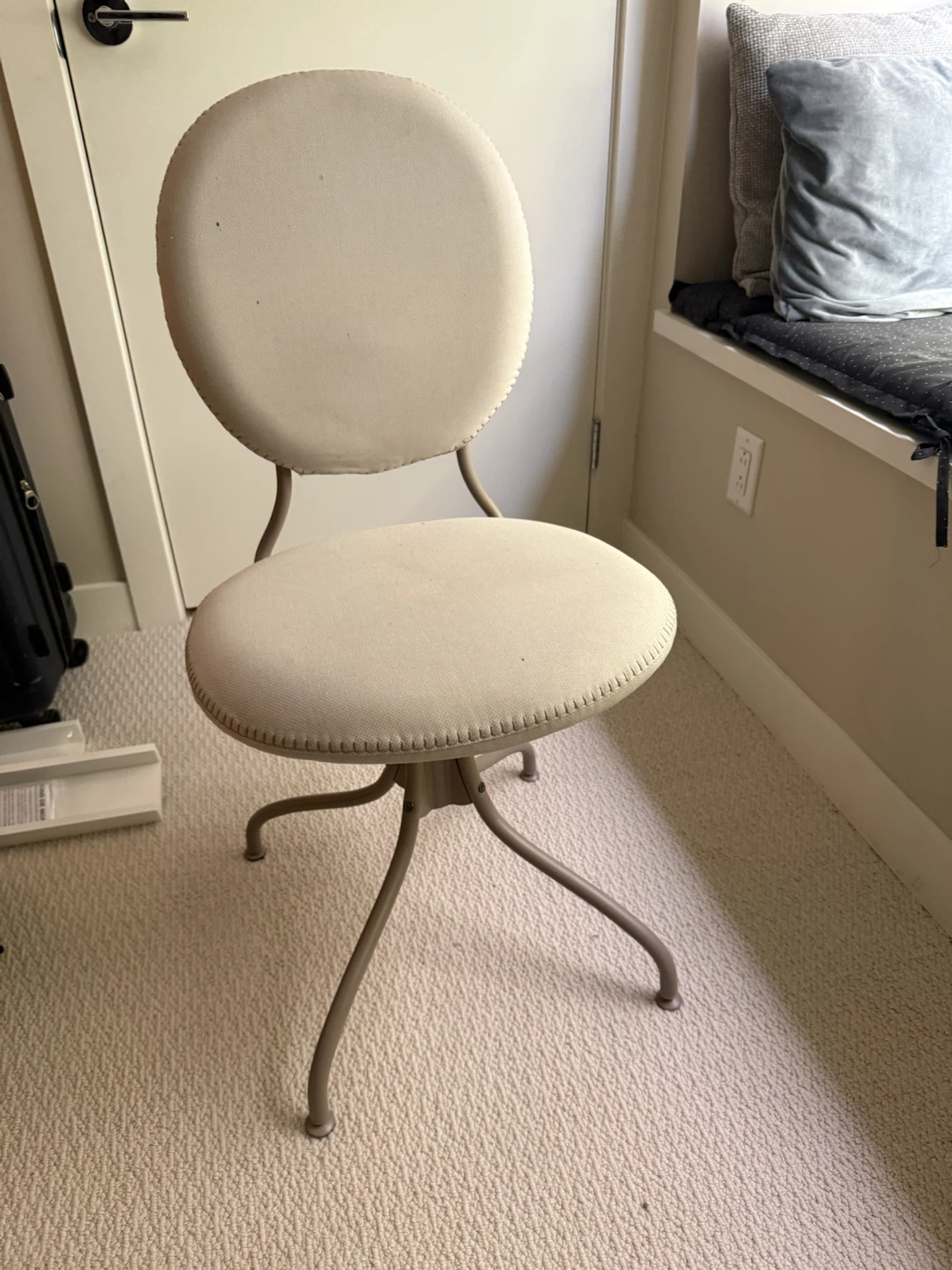Office Chair - Beige Fabric - photo 2