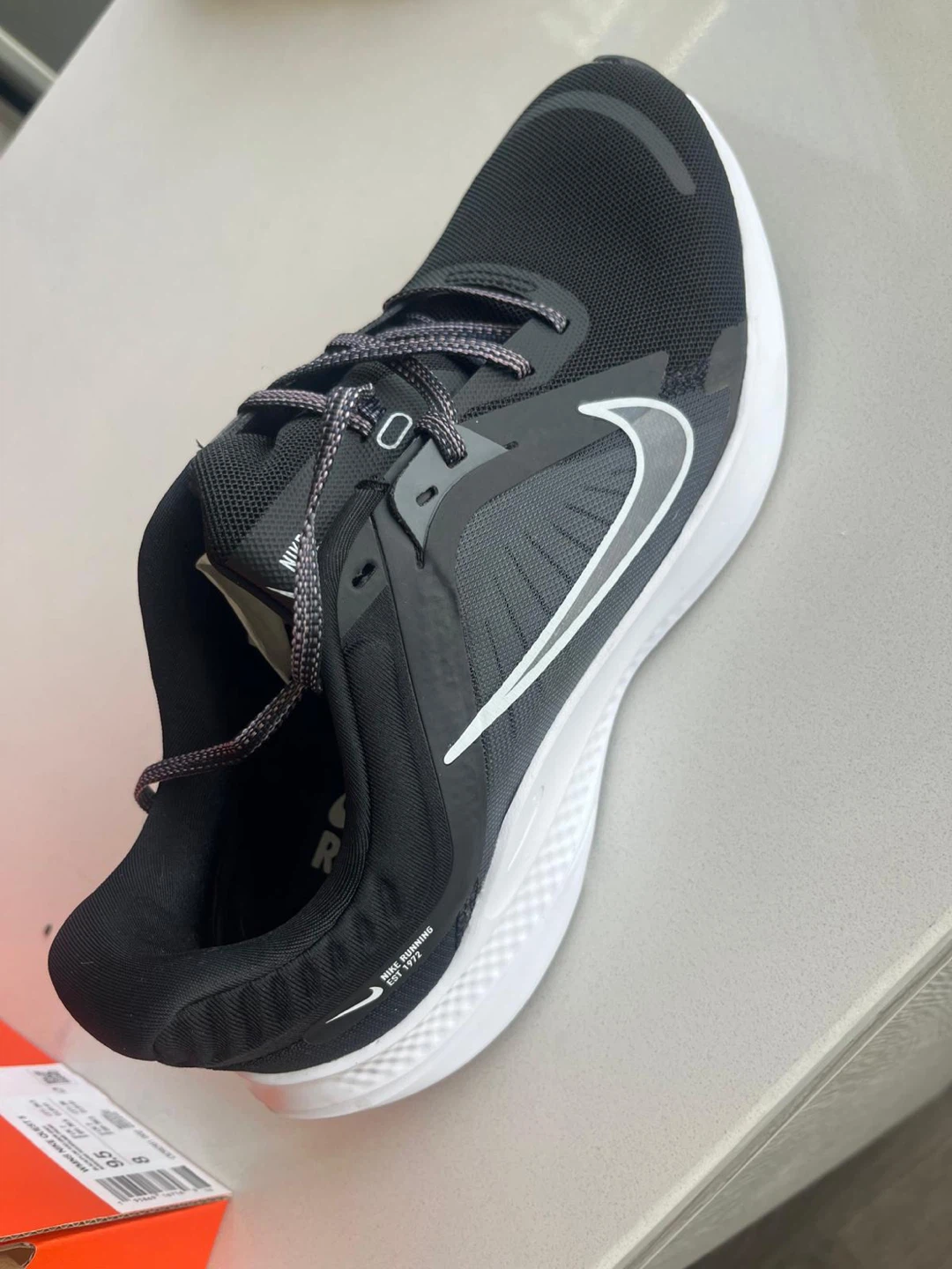 Nike Women's Quest 5 Running Shoes - Black/White Size 9.5 - photo 3