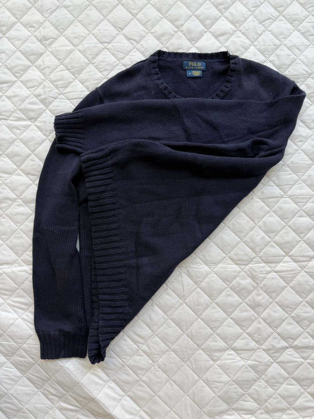 Polo Ralph Lauren Navy Sweater - Size M - photo 4