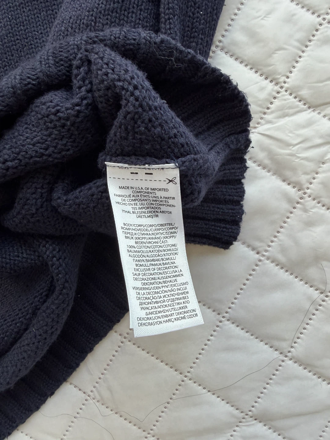 Polo Ralph Lauren Navy Sweater - Size M - photo 5