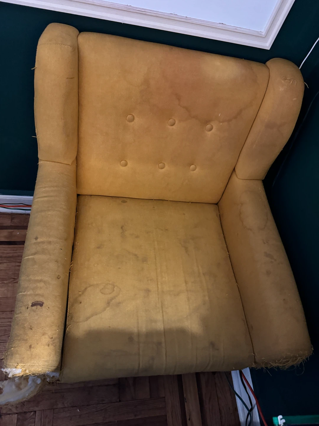 Free Mustard Yellow Accent Chair - photo 4