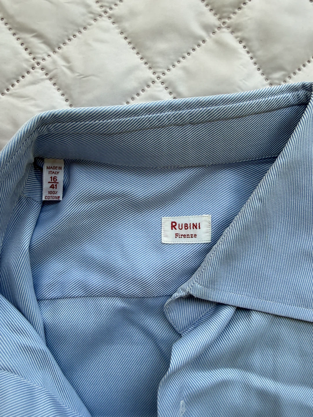 Rubini Firenze Blue Striped Dress Shirt - photo 2
