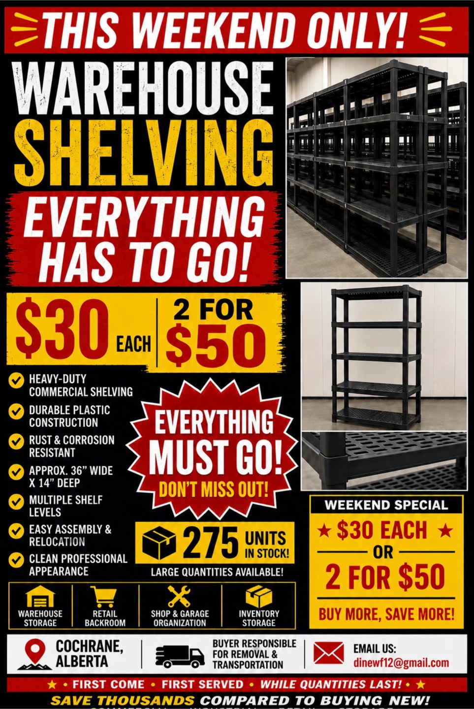 Plastic Shelving