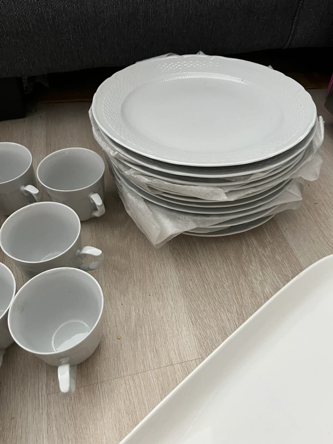 23-Piece White P Dinnerware Fine China, IKEA, RP Home) - photo 2
