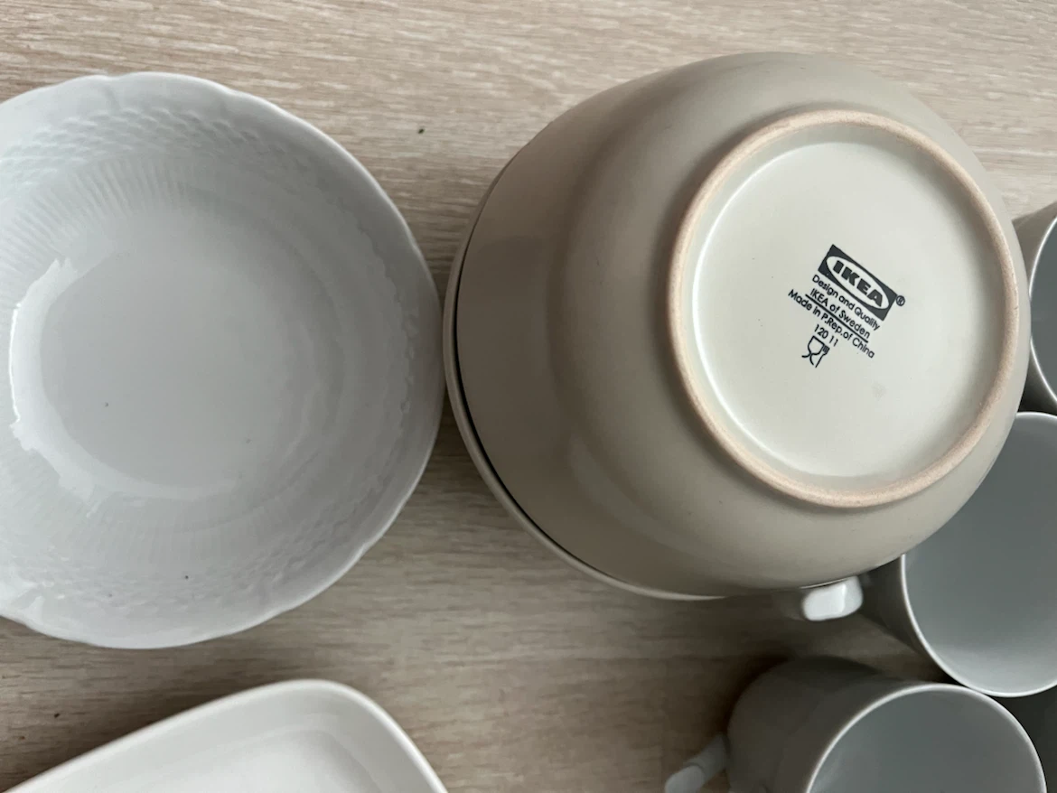 23-Piece White P Dinnerware Fine China, IKEA, RP Home) - photo 4