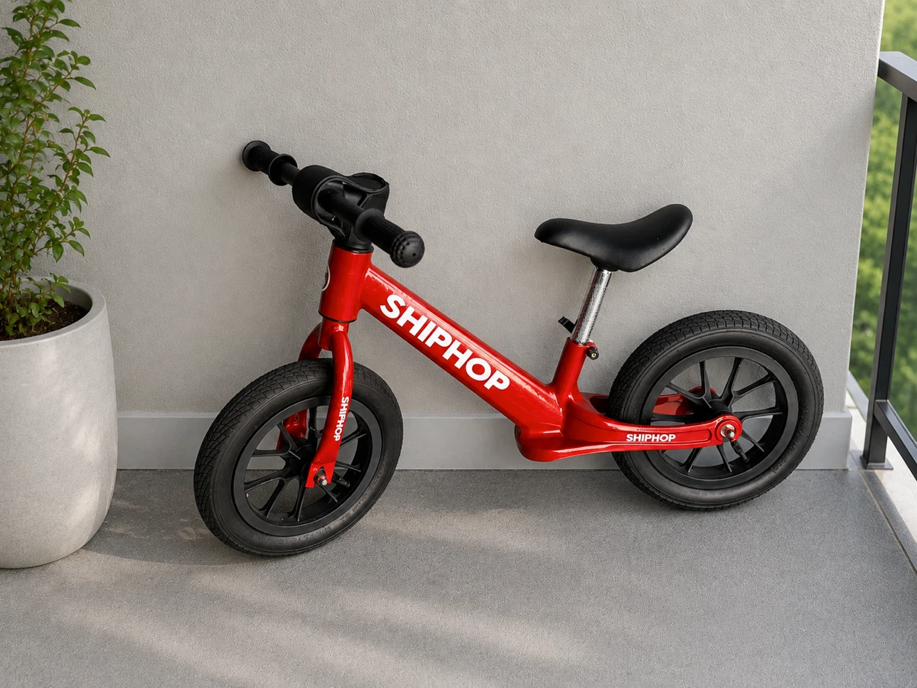 ⭐️SALE⭐️90% New SHIPHOP Red Balance Bike (Toddler)