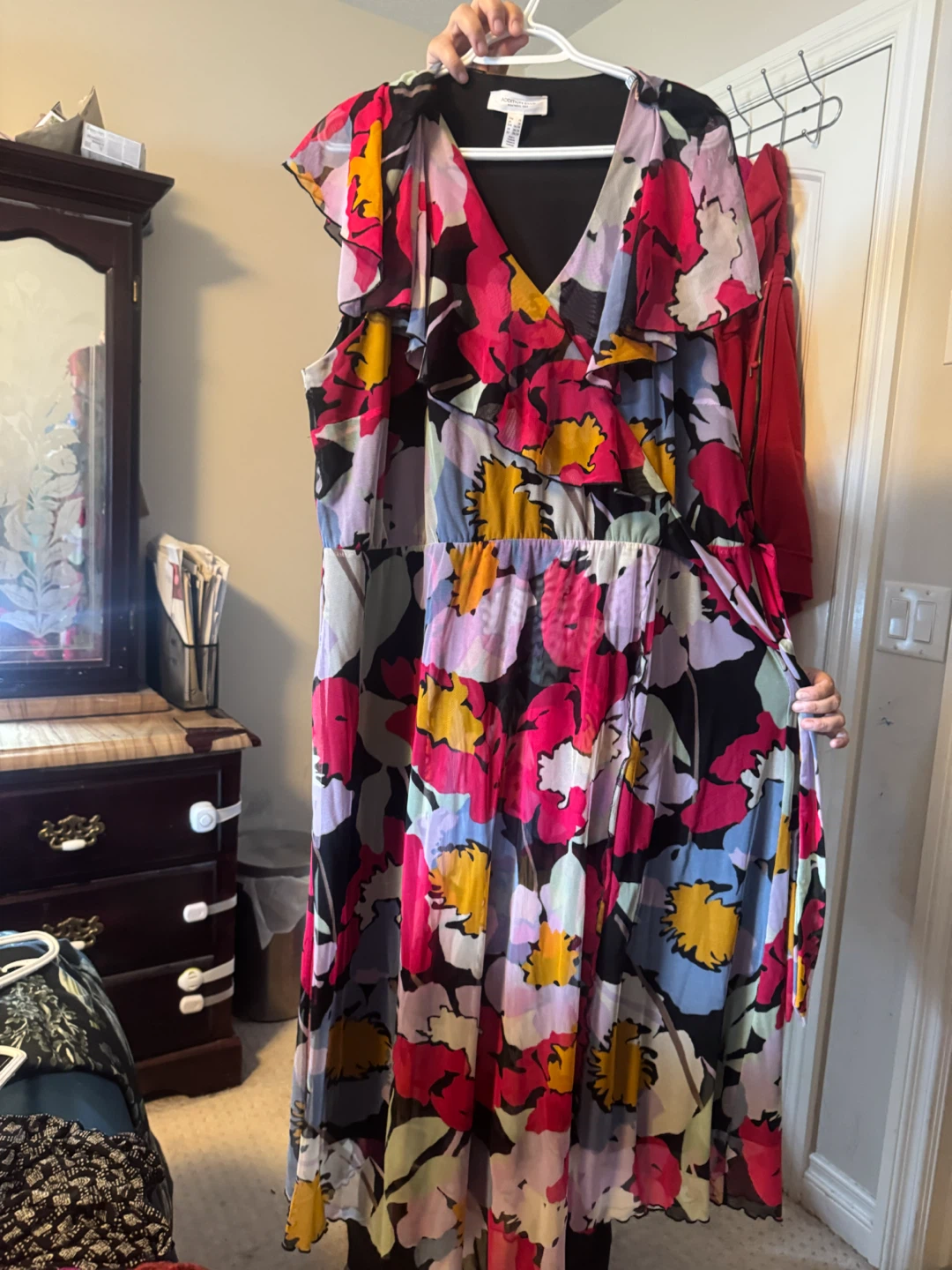 Floral Ruffle Maxi Dress