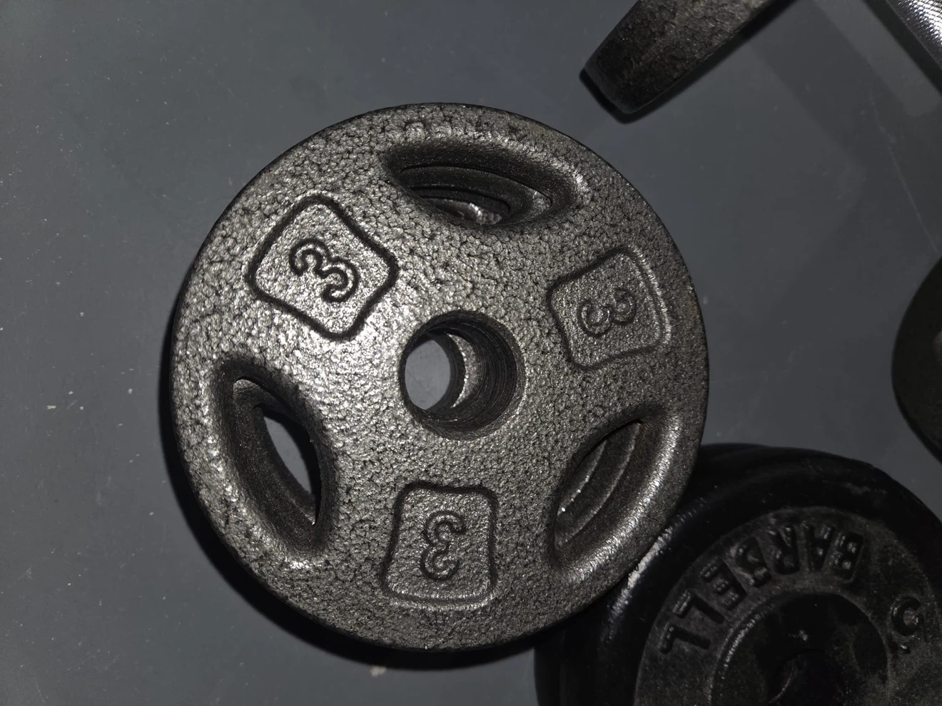 York 5 lb Barbell Weight Plates - photo 3