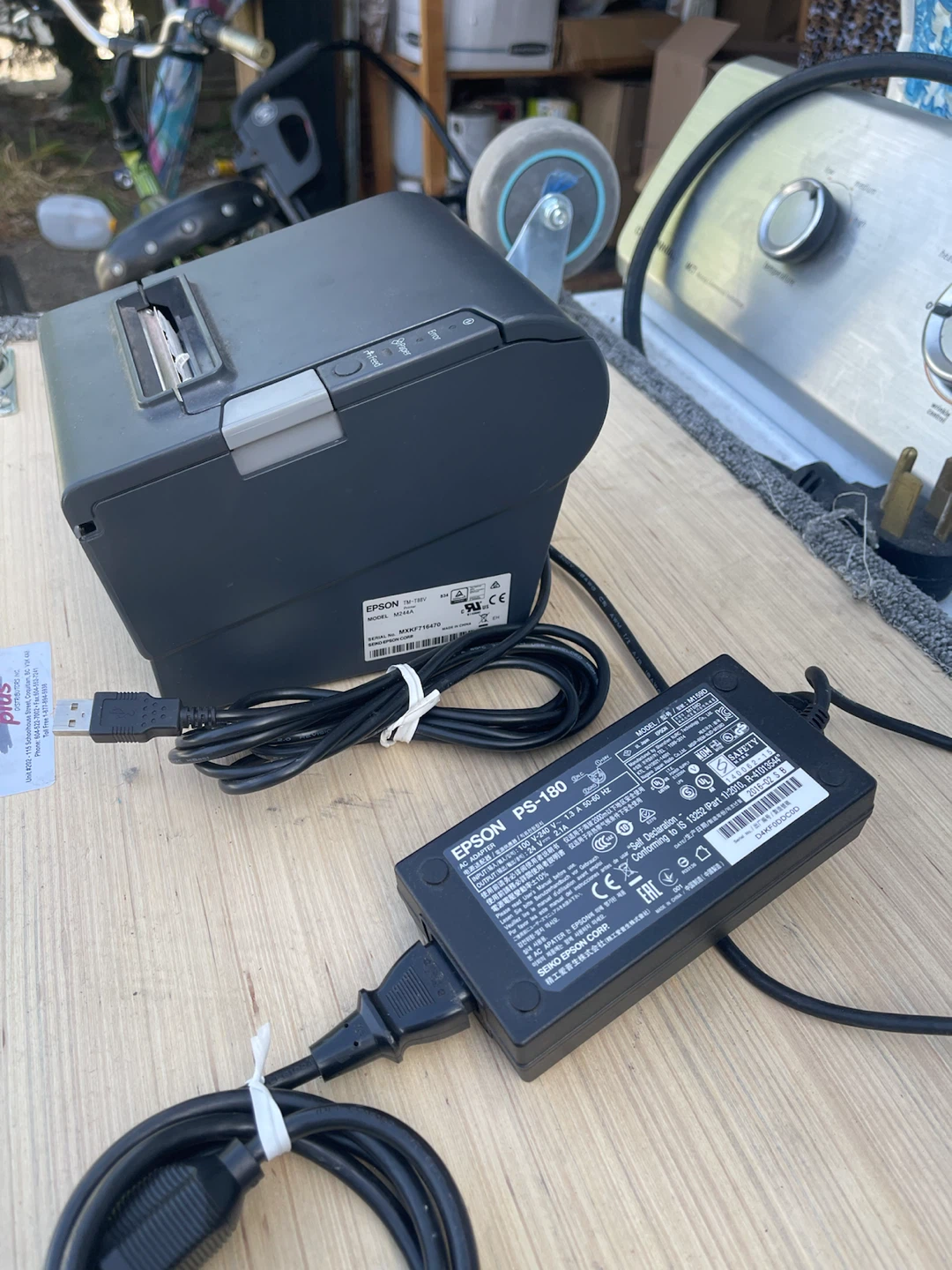 Epson TM-T88V Thermal Receipt Printer - photo 2
