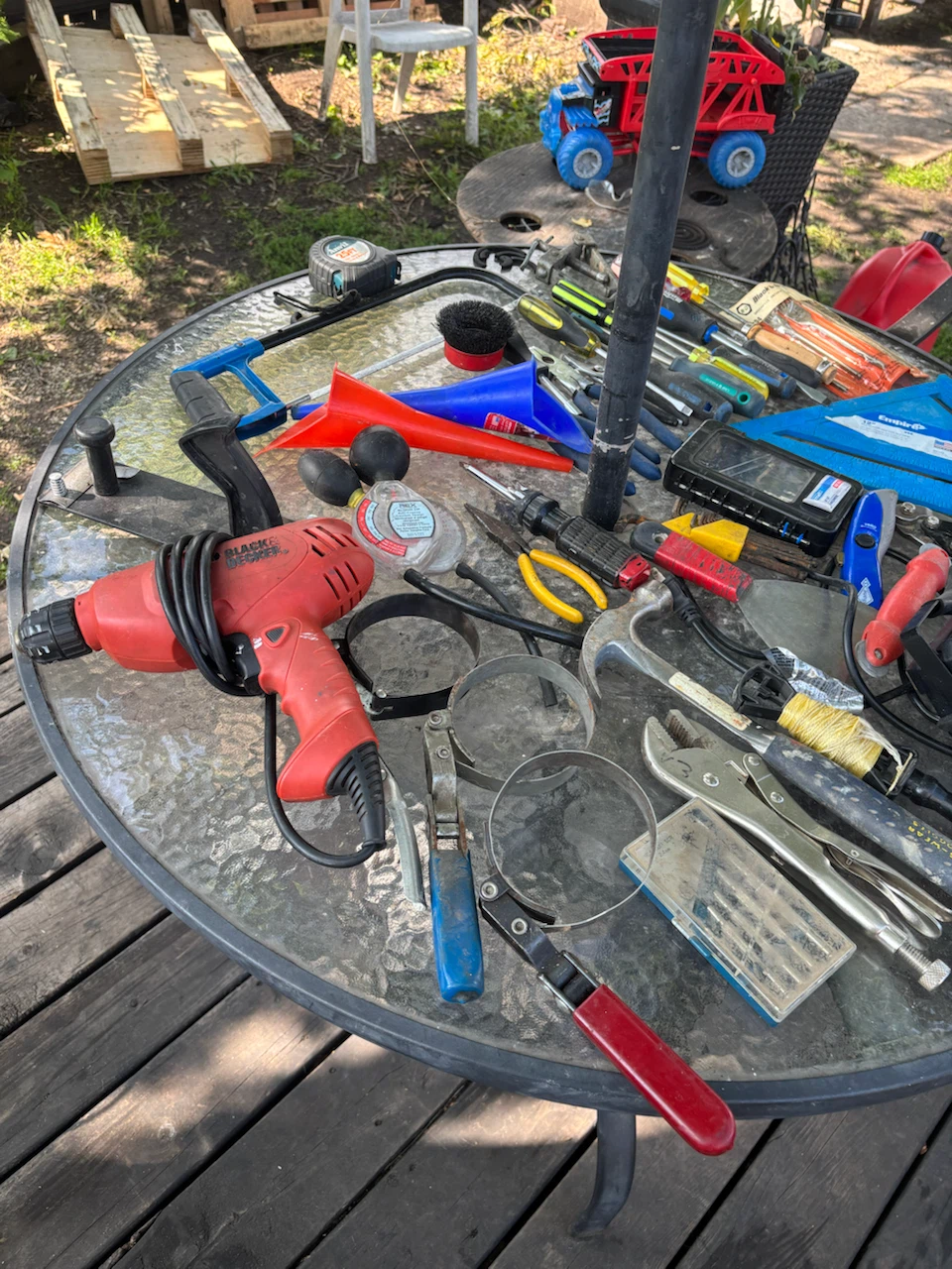 Assorted Hand Tools and Power Drill - photo 2