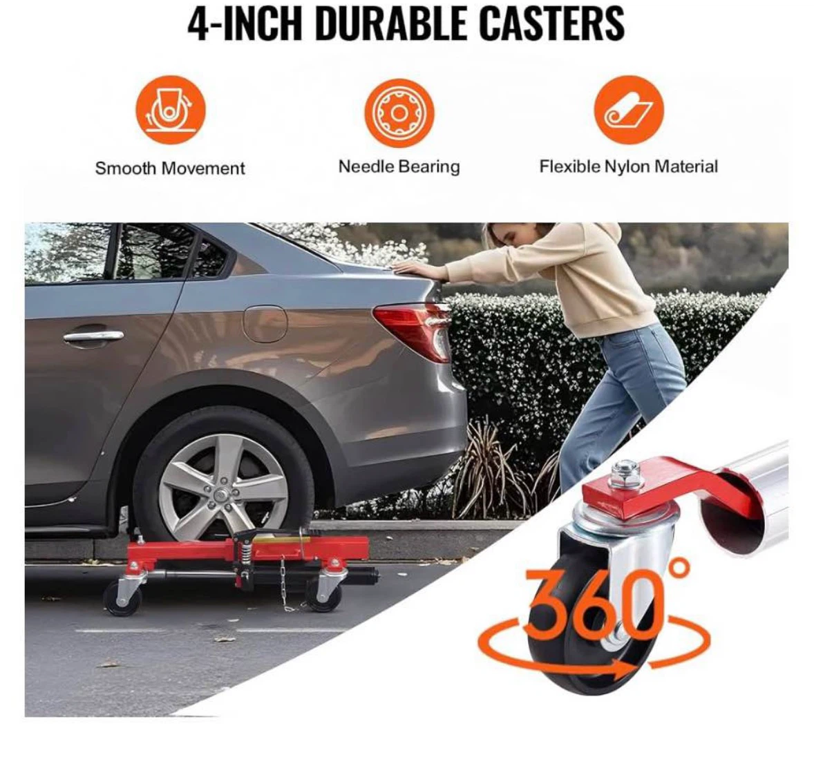 Hydraulic Wheel Dolly Dolly - 1500 Lbs Capacity - photo 3