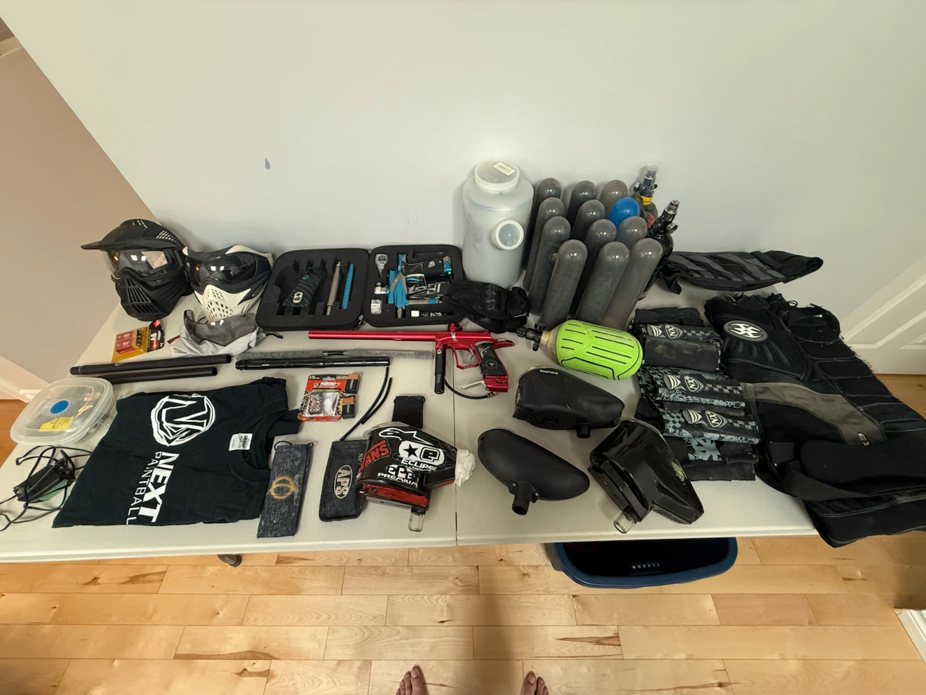 Huge Paintball Gear Lot – Markers, Tanks, Masks & More