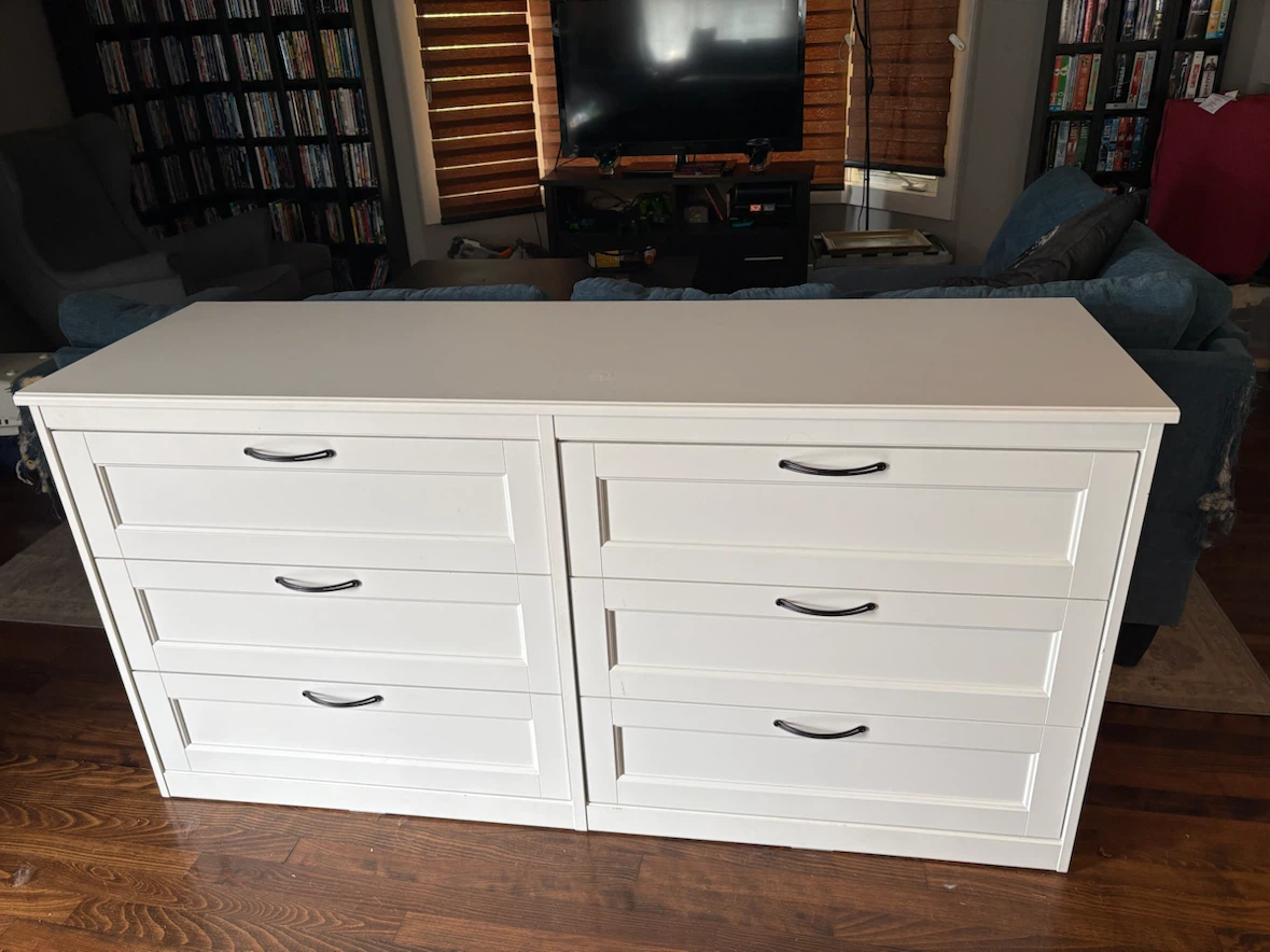 IKEA White 6-Drawer Dresser