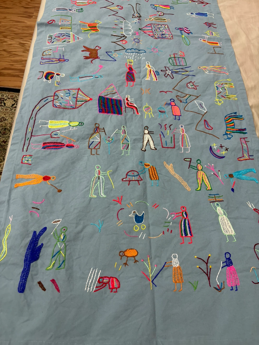 Embroidered Textile Panel - photo 3