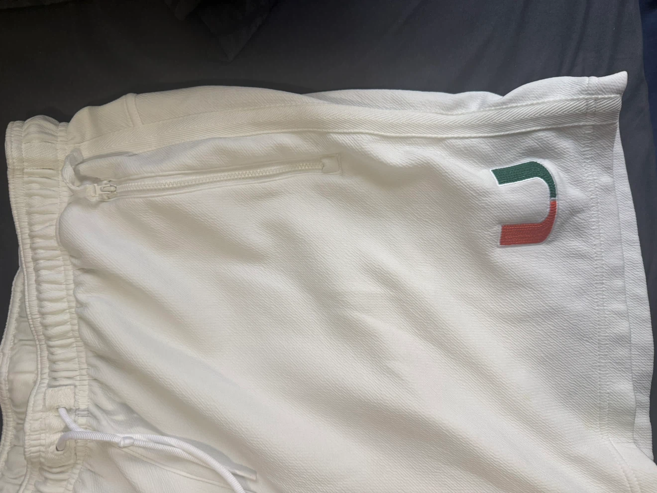 White Miami Hurricanes Basketball Shorts - photo 2
