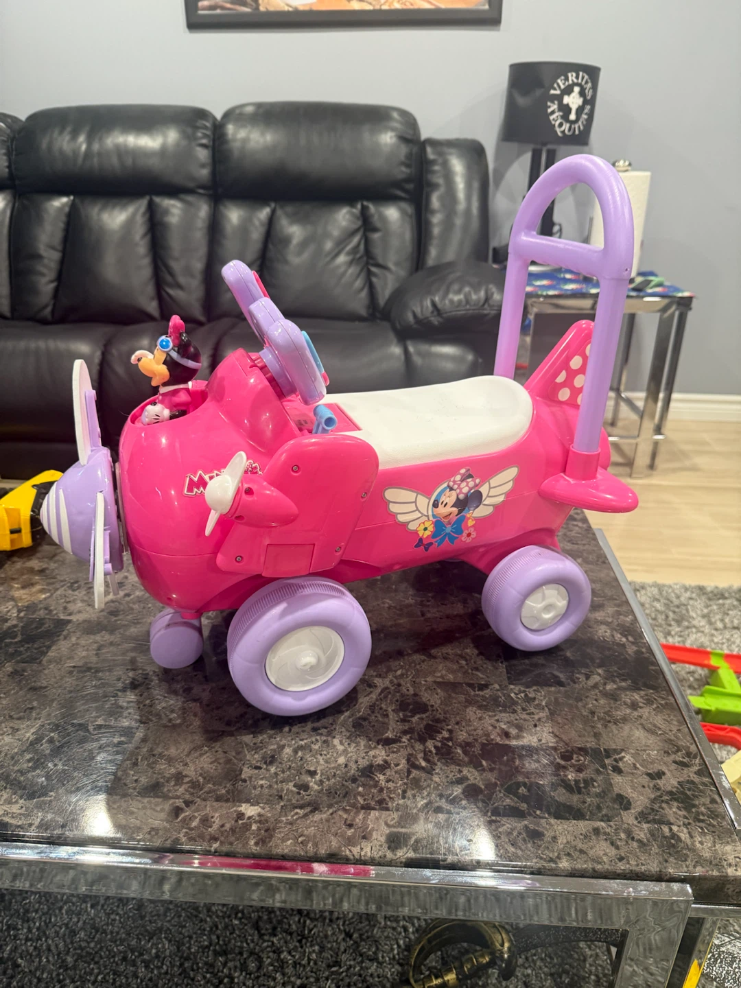Minnie Mouse Ride-On Airplane Push Toy