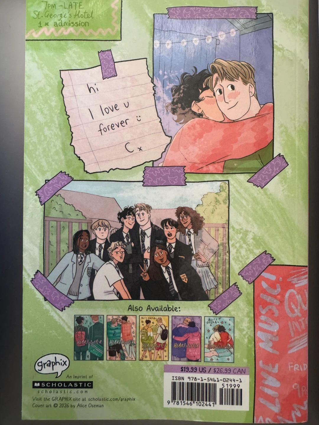 Heartstopper Volume 6 Graphic Novel by Alice Oseman - photo 2