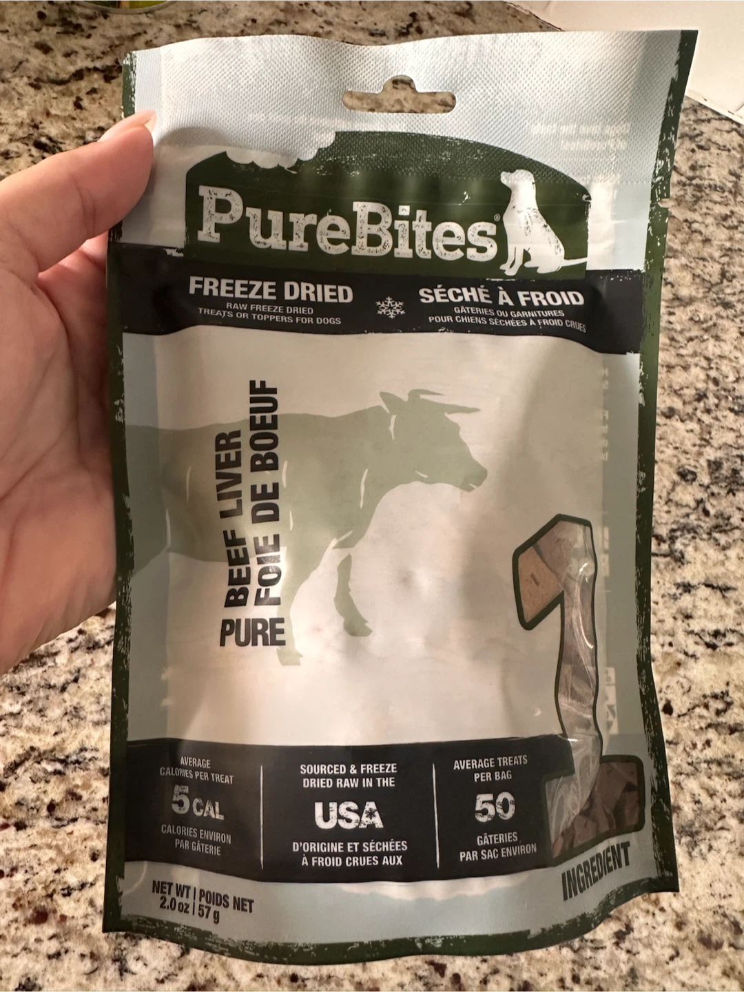 PureBites Freeze Dried Beef Liver Dog Treats