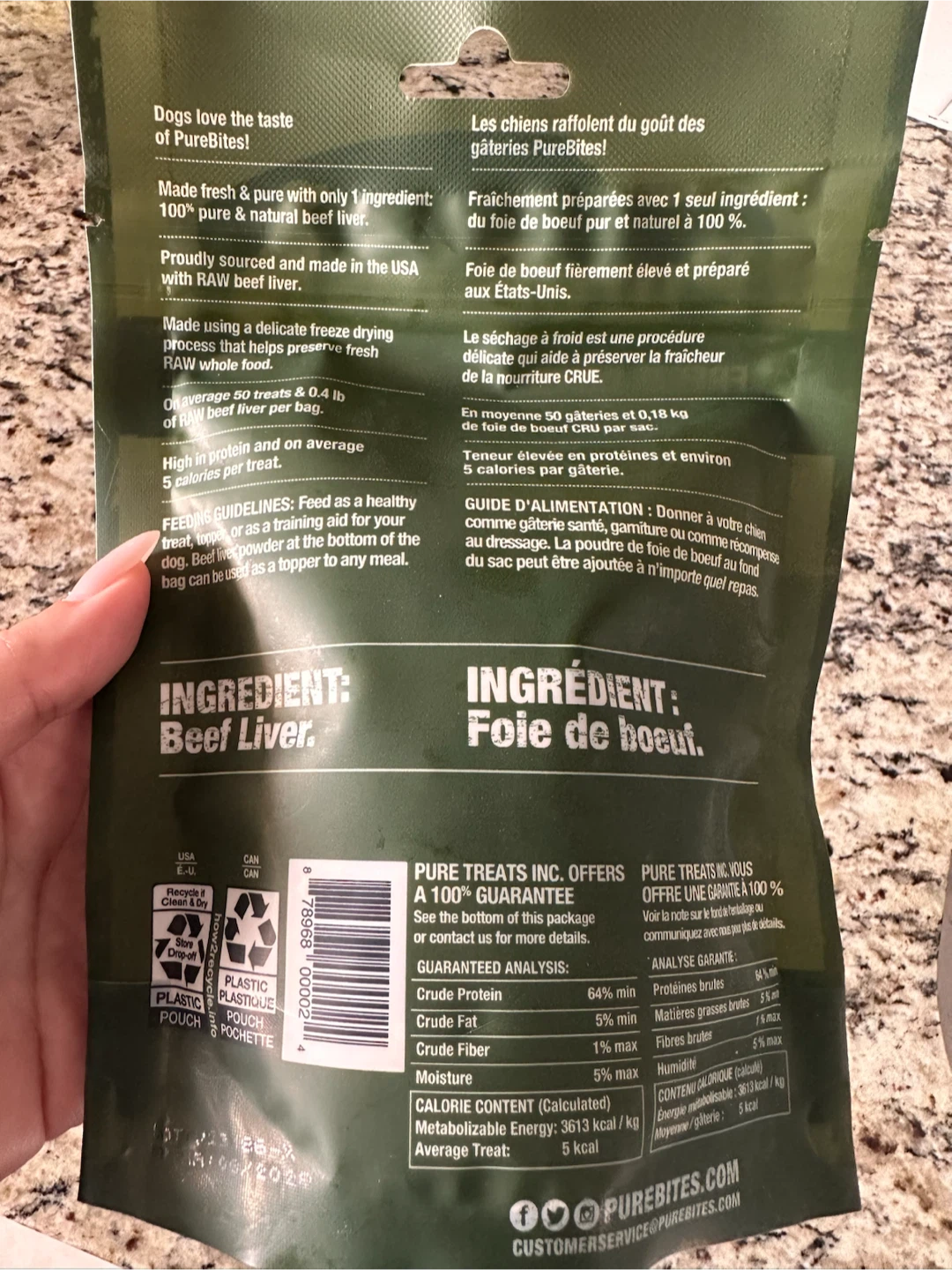 PureBites Freeze Dried Beef Liver Dog Treats - photo 3