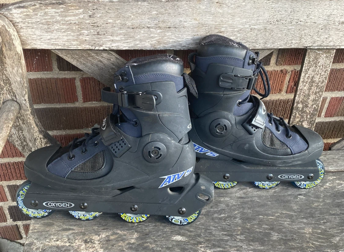 Oxygen ATV Inline Skates with Bag for Women Size 8