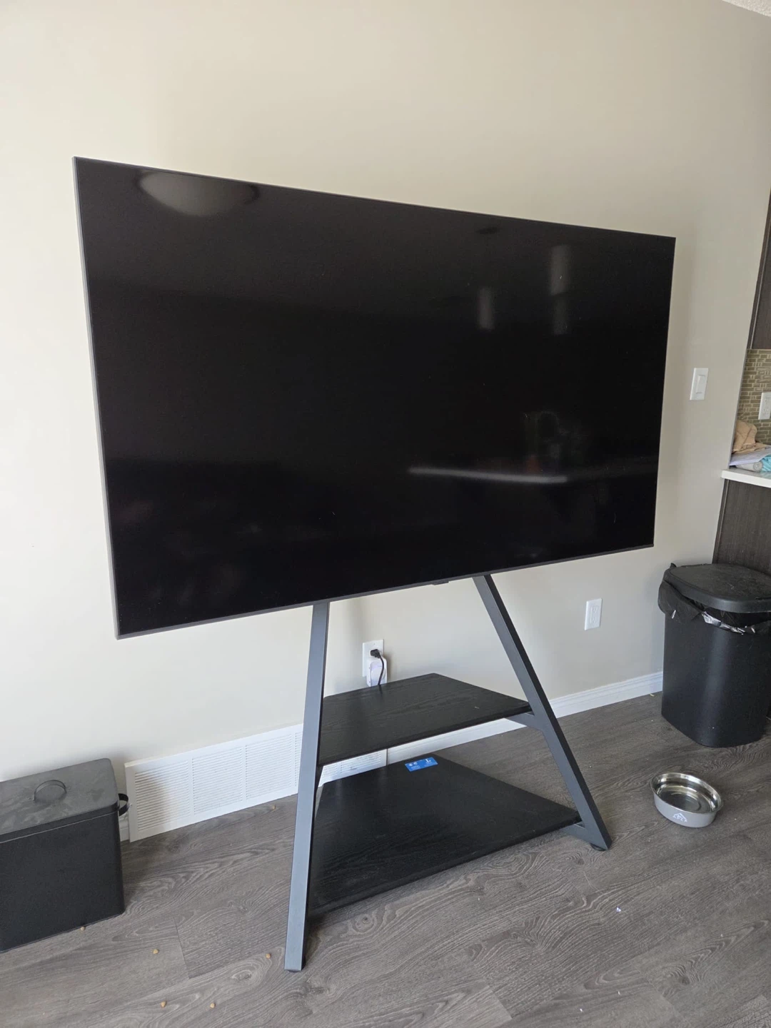 TV with Black TV Stand - photo 5
