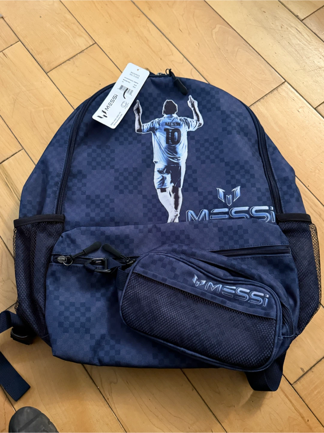 Messi Backpack with Detachable Pouch