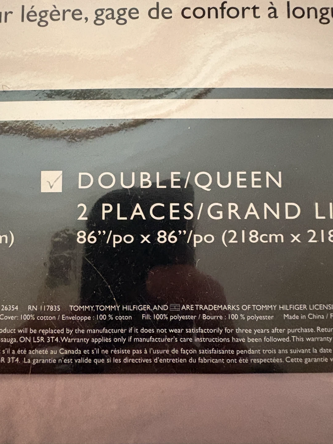Tommy Hilfiger Duvet Queen/Double in white