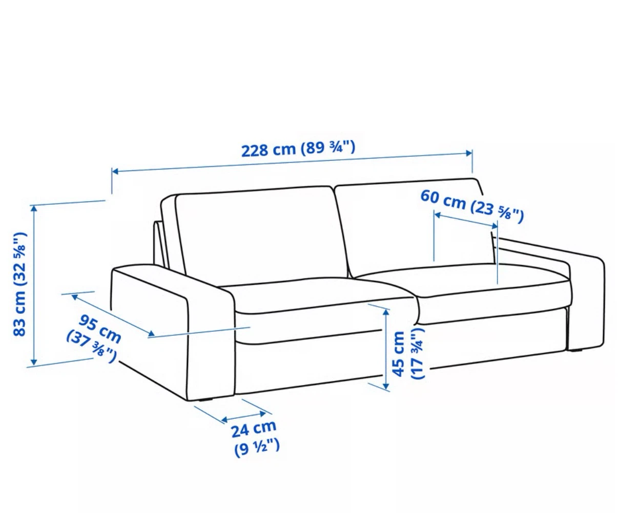 IKEA KIVIK Sofa - photo 2