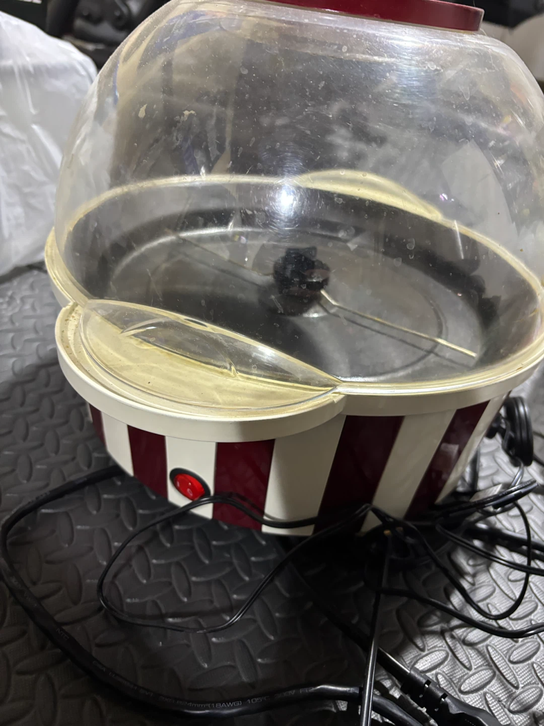 Electric Popcorn Maker Machine – Retro Style - photo 2