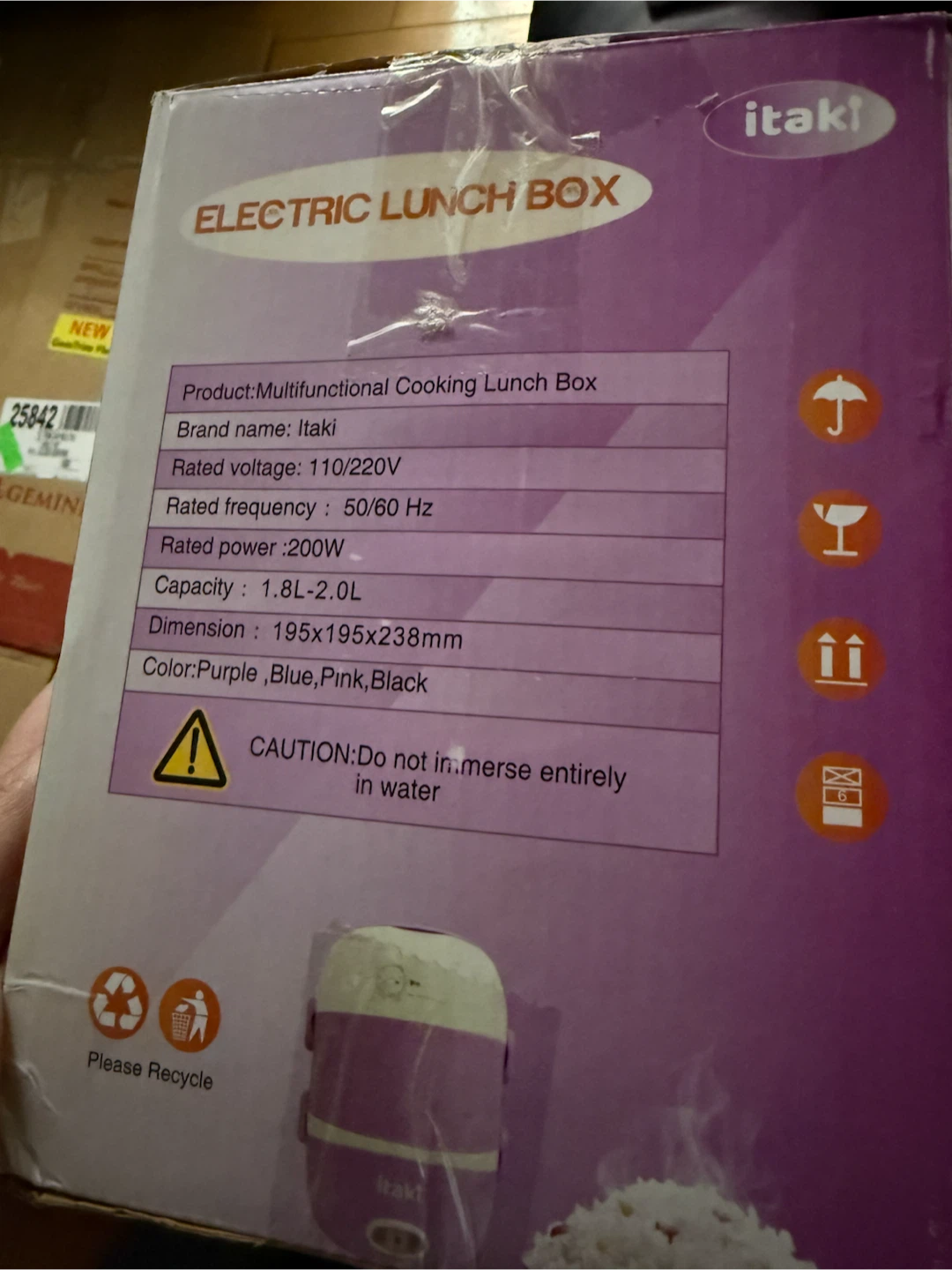 Itaki Electric Lunch Box - Multifunctional Cooking Lunch Box - photo 3