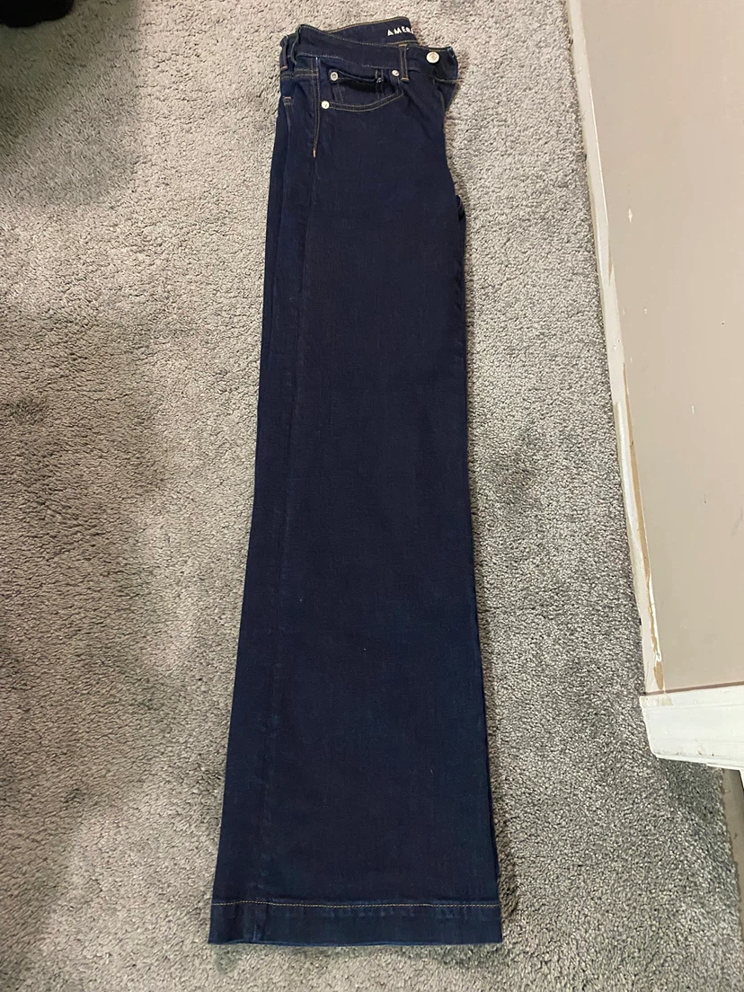 American Eagle Super Stretch Wide Leg Jeans