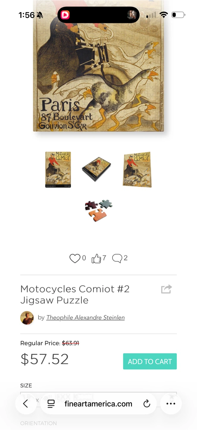Motocycles Comiot Jigsaw Puzzle - 1000 Pieces - photo 2