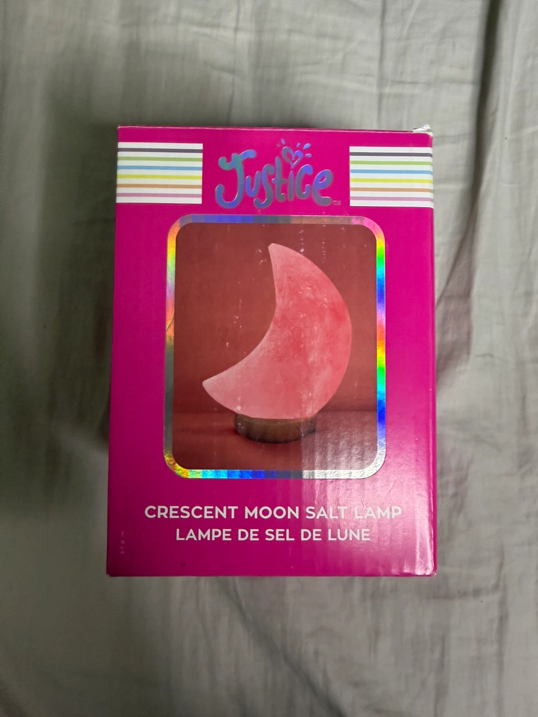 Justice Crescent Moon Salt Lamp