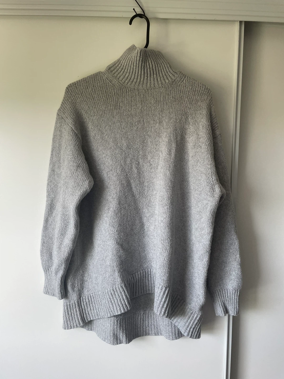 UNIQLO U Mock Neck Sweater - Grey