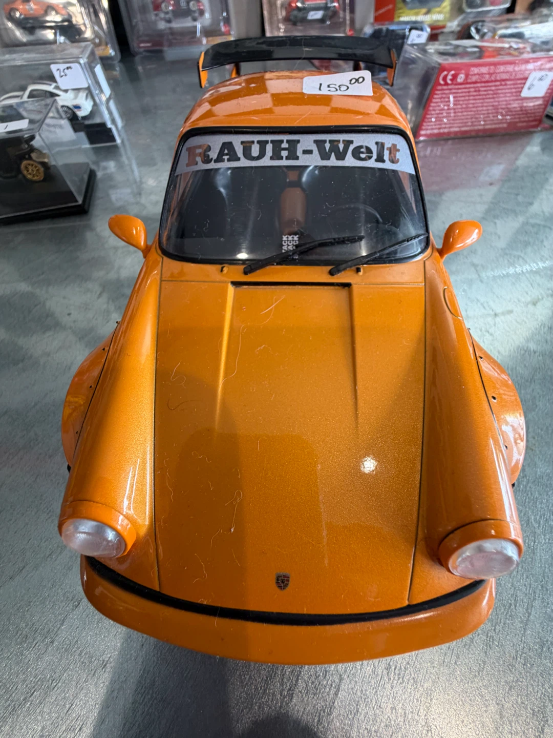 Orange RAUH-Welt 911 Model Car