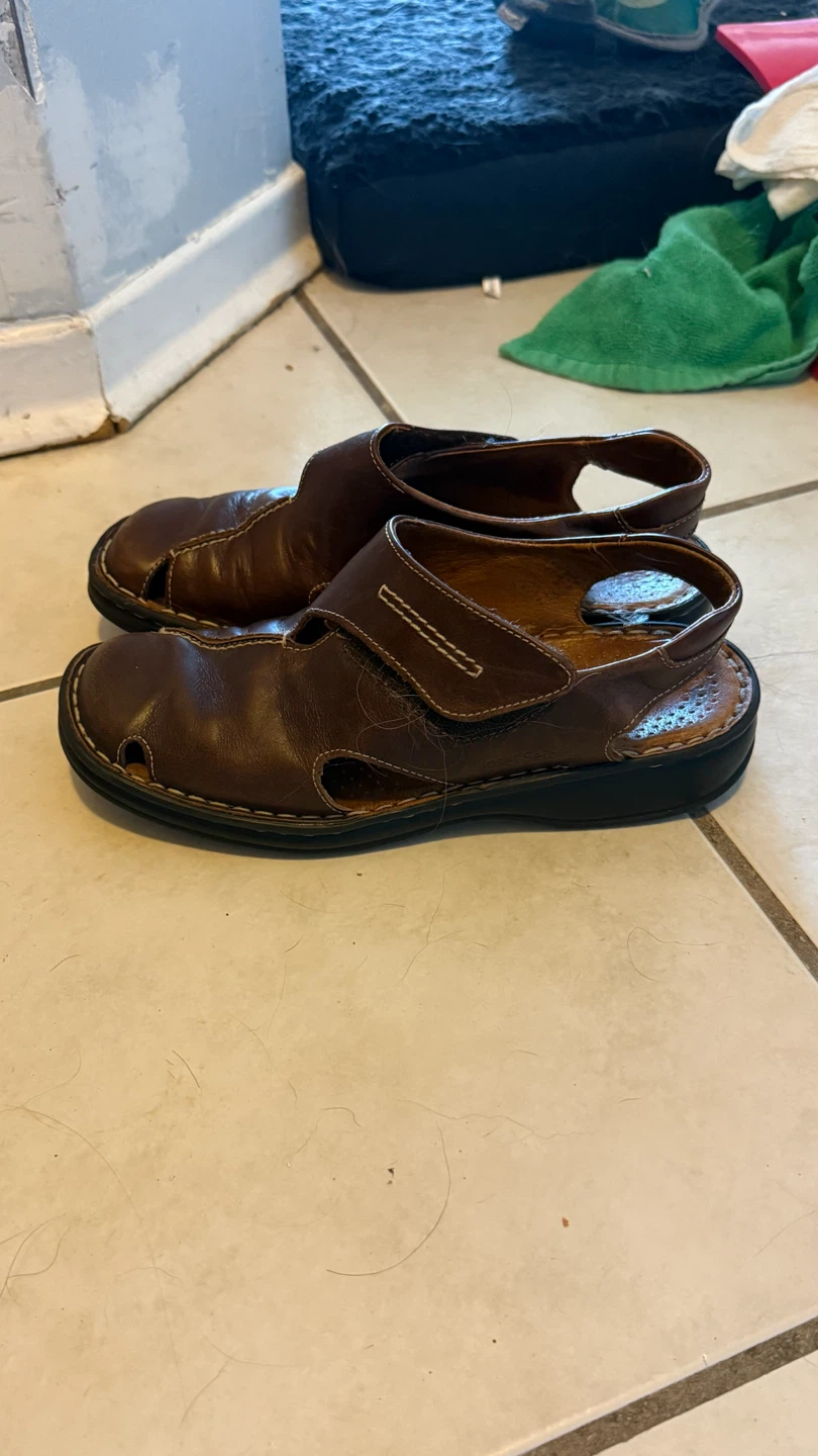 Josef Seibel Leather Sandals Size 38 - photo 2